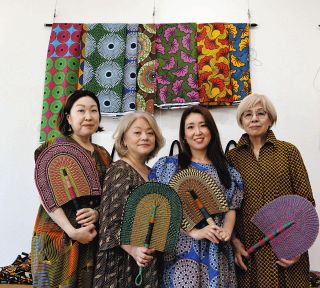 アフリカ文化を知る機会に　一宮で布や服の展示販売会開催中