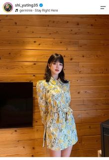 Sybilla 鳥プリント ノースリーブワンピース 長谷川京子さん着用
