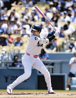 大谷翔平、第1打席で痛烈初安打…開幕戦勝利【3.27vsダイヤモンド