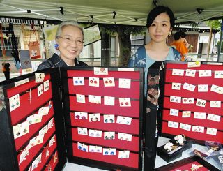 買い物がてらに茅の輪くぐって　高岡関野神社で高の宮市