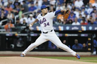 2023年8月25日　ニューヨーク・メッツ　千賀滉大　ゴーストフォークボール MLB】千賀滉大の“お化けフォーク”に仰天 メッツ主砲アロンソ