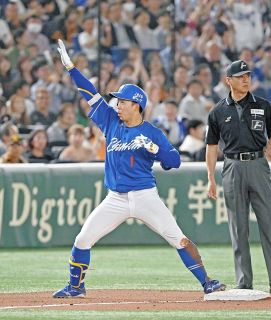 【中日】岡林勇希、2試合連続の三塁打　スライダーに反応、4点目のホームも踏む「打撃の状態はだいぶよくなっています」と喜ぶ