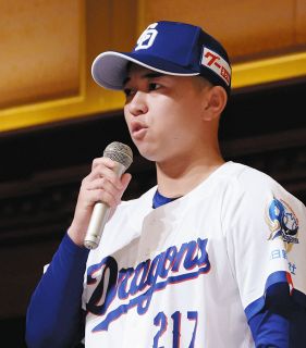 中日、”即戦力右腕”青学大・中西聖輝をドラフト1位で単独指名