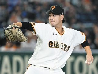 なにわ男子」大橋和也が巨人―中日戦で始球式 ピンクのリストバンドを身