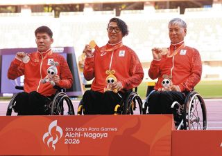 アジアパラ大会・陸上男子100m　日本勢で最高齢の63歳、伊藤智也選手が銅「これから整え直さないと」