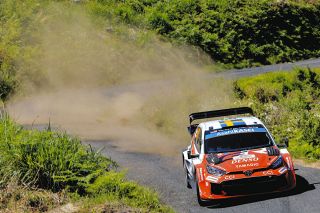 ＳＳ８で激走するトヨタのオリバー・ソルベルグ