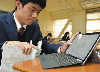 ＜ハイスクール図鑑＞（55）多治見高（下）　「探究学習」全校的に取り組み