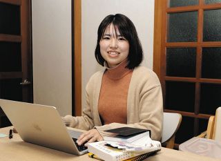 ＜ずく×ひと＞　ウェブデザイン業「Kissa design」代表・本田真帆さん＝高森町