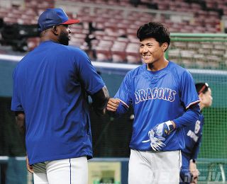 日本代表―中日　壮行試合　ＷＢＣ２０２６　侍ジャパン　能戸、サノー