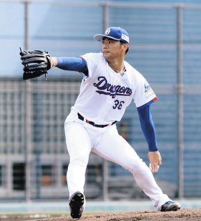 【中日】福田幸之介、6イニング3安打、9奪三振の力投！序盤苦しむも粘りの投球で無失点に抑える