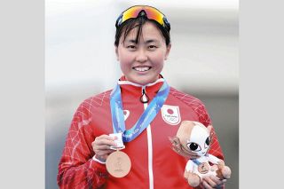 トライアスロン女子、西尾市出身の林愛望選手が3位　愛知県勢メダル1号、みよし市の平泉真心選手は5位