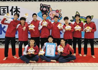 å›½ä½“å°‘å¹´ç”·å­ã§åˆå„ªå‹ã€å››æ—¥å¸‚ä¸­å¤®å·¥é«˜æ°´çƒéƒ¨ã€€å¤©å›½ã®å‰ç›£ç£ãŒç¤Žç¯‰ã