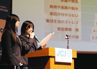 不登校からの「離陸」セントレアで　「理想の知多半島」テーマ、武豊高生が1位