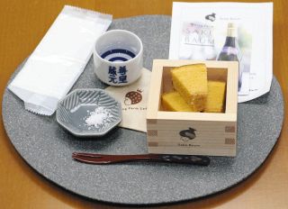 西尾の地酒に浸した「酒バウム」世界へ名乗り　大阪万博で海外バイヤーにPR