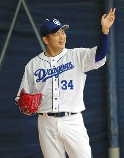 【中日】疲労骨折していた福敬登「悪くない感覚」２月後半での実戦復帰を目指す
