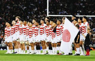 ラグビーW杯、日本がサモアに28ー22で勝利　決勝トーナメントへ近付く