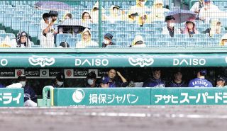 【中日】甲子園の阪神戦、雨強まり2回表終了時に中断 阪神が1ー0リード