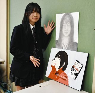 ＜ハイスクール図鑑＞（44）土岐紅陵高（下）　絵の多様な技法学べる選択授業