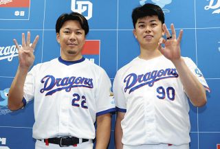 松坂大輔の背番号「18」を引き継いだ中日・梅津、寂しさと決意 「僕が