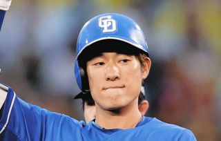 中日・上林誠知、2安打「いい形で投手との間合い」 リストバンドの