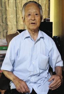 米軍機銃撃で死の恐怖　伊賀の稲森彦博さん