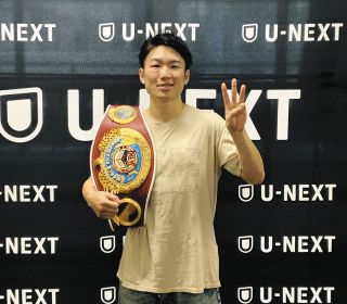 ボクシング】中谷潤人が公開練習、「足って感覚がすごく繊細なんで