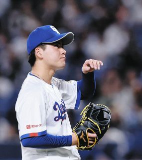 中日・岡田俊哉、新グラブには3桁背番号入れず「すぐ21番を付ける