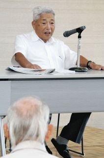 シベリア抑留、家族思い耐えた　旧満州で終戦迎えた津の稲垣さん、鈴鹿で体験語る