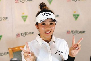「思った通りにゴルフできているので楽しい」3度目の正直で合格の21歳ルーキー田中瑞希が単独トップ！