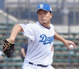 中日】昨季はクローザー剥奪…岡田俊哉が巻き返しへ”3人斬り”発進