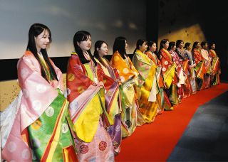 歴代の斎王役が十二単姿で登場　明和で6月の「まつり」をPR