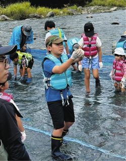 雲出川の生物を楽しく知ろう　津で子ども向け体験学習を初開催