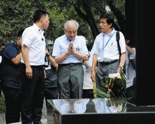 「犠牲者への祈り、ずっと続く」　731部隊の元隊員がハルビンの旧本部庁舎や監獄跡訪問