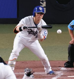 中日・村松開人、来季用バットは「少し重く長く」確実性上げるため強く