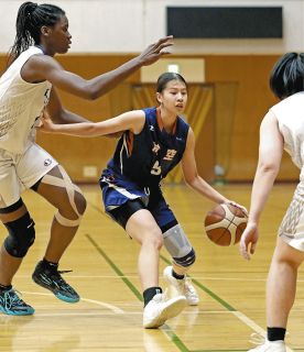 【石川】能登にパワーを　高校バスケ 被災２校全国へ　航空石川・白崎選手