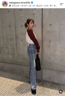中川安奈アナのインスタグラムから
