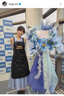 ◇「天才的に可愛いな」…志田千陽、宮崎友花との2ショット【写真】：中