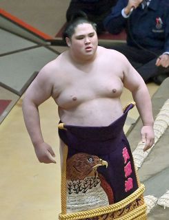 大相撲初場所2日目の貴源治関＝2021年1月11日、両国国技館で