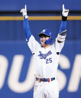 中日】細川成也が7月『月間MVP』…ライデルからの劇弾2発含む6本の