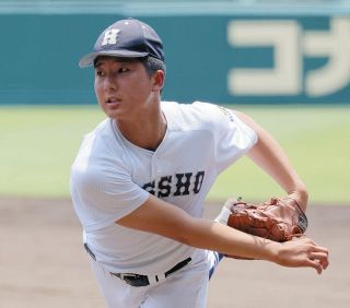 15年ぶり出場の八幡商が甲子園練習　『防御率1.29』の投手陣、最速145キロ右腕・田上晴也＆高木大世らがマウンドの感触確かめる【高校野球】