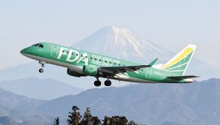 緑のFDA4号機、さようなら！　9日で退役、一時は松本市の観光大使にも