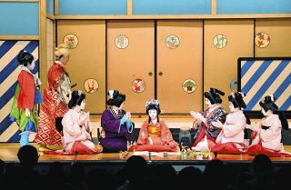 「いやじゃ、いやじゃ」姫の機嫌直して笑い誘う　中津川の保存会、坂下歌舞伎公演