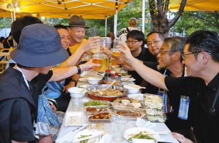 「九州を飲む」ビアガーデン　9月6日まで、JR多治見駅北の広場