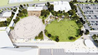 岐阜県各務原市の運動防災公園計画　新体育館や大型遊具など29年6月までに整備へ