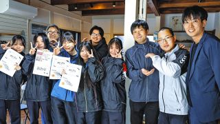 しらす干しおにぎりに込めた地元愛　中学生考案の「素」で南知多PR