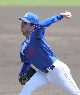 中日2軍】ドラフト1位・金丸夢斗、「迷いなく投げられました