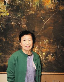 ＜新・飛騨びと伝＞上宝の自然を描く日本画家・古田つた代さん＝高山市上宝町