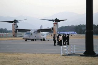 オスプレイ緊急着陸の松本空港は「日本一着陸の難しい空港」　地元住民ら「見慣れない」機影に驚き