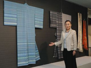浮織絣の着物や帯ずらり　瑞浪で作家・伊藤さんが企画展