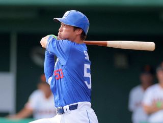 中日2軍】川越誠司が代打で久々の一発 5月22日ソフトバンク戦